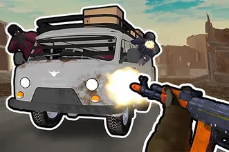 Road Chase Shooter Realistic Guns